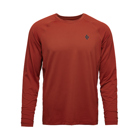 Black Diamond - Alpenglow LS Crew Burnt Sienna UV50+ Filter-T-Shirt